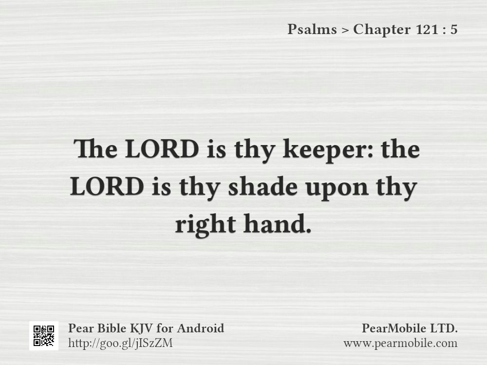 Psalms, Chapter 121:5